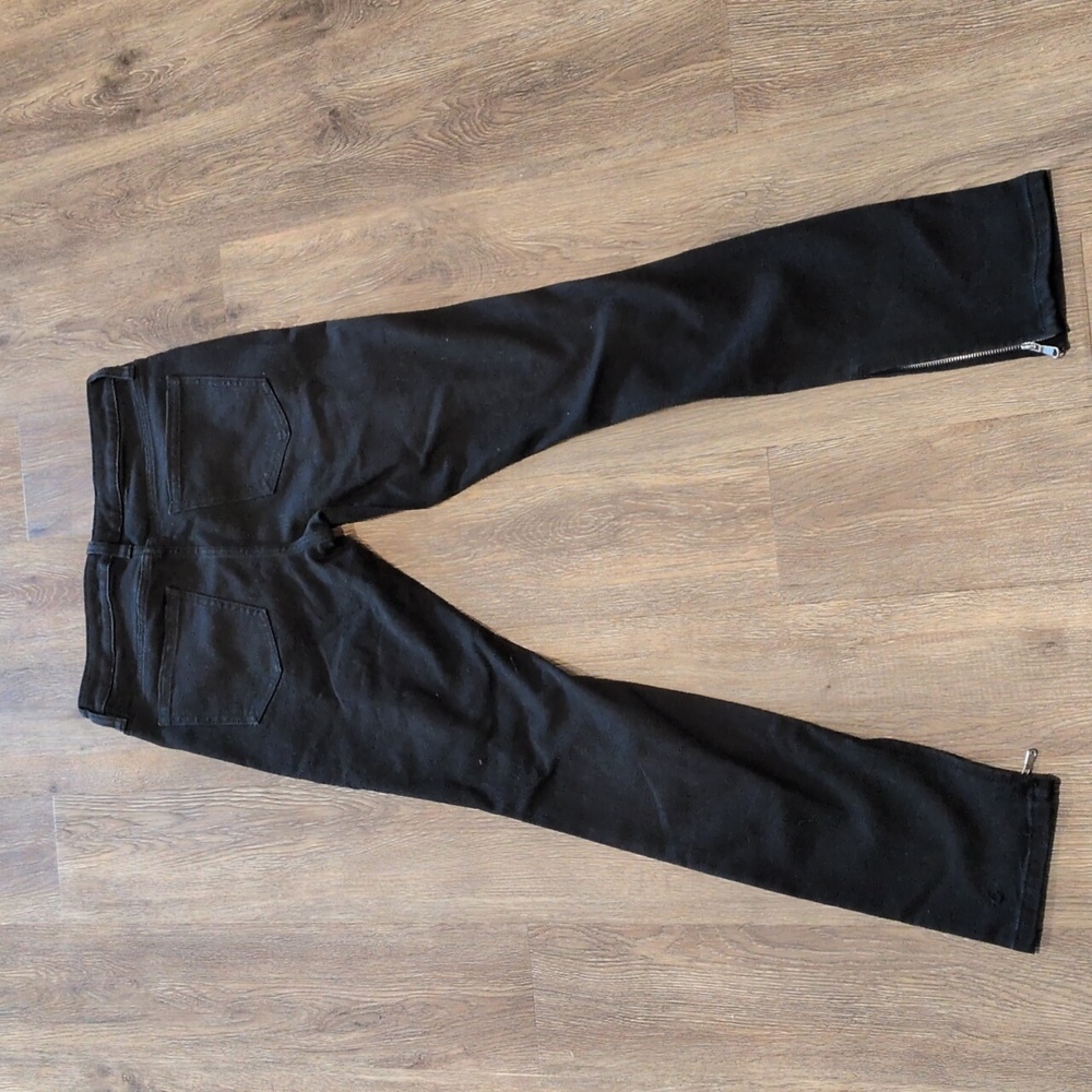 Nova Men Black Distressed Point Of View Skinny Jeans Size 30 - Picture 11 of 12